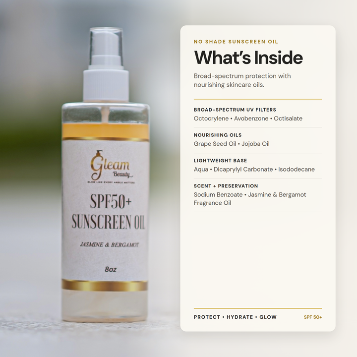 No Shade Sunscreen Oil